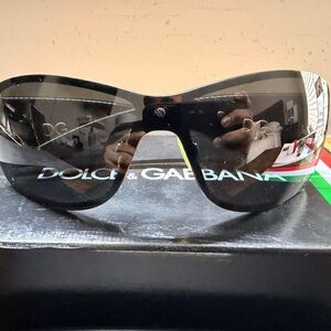 Dolce & Gabbana Black Oversized Sunglasses